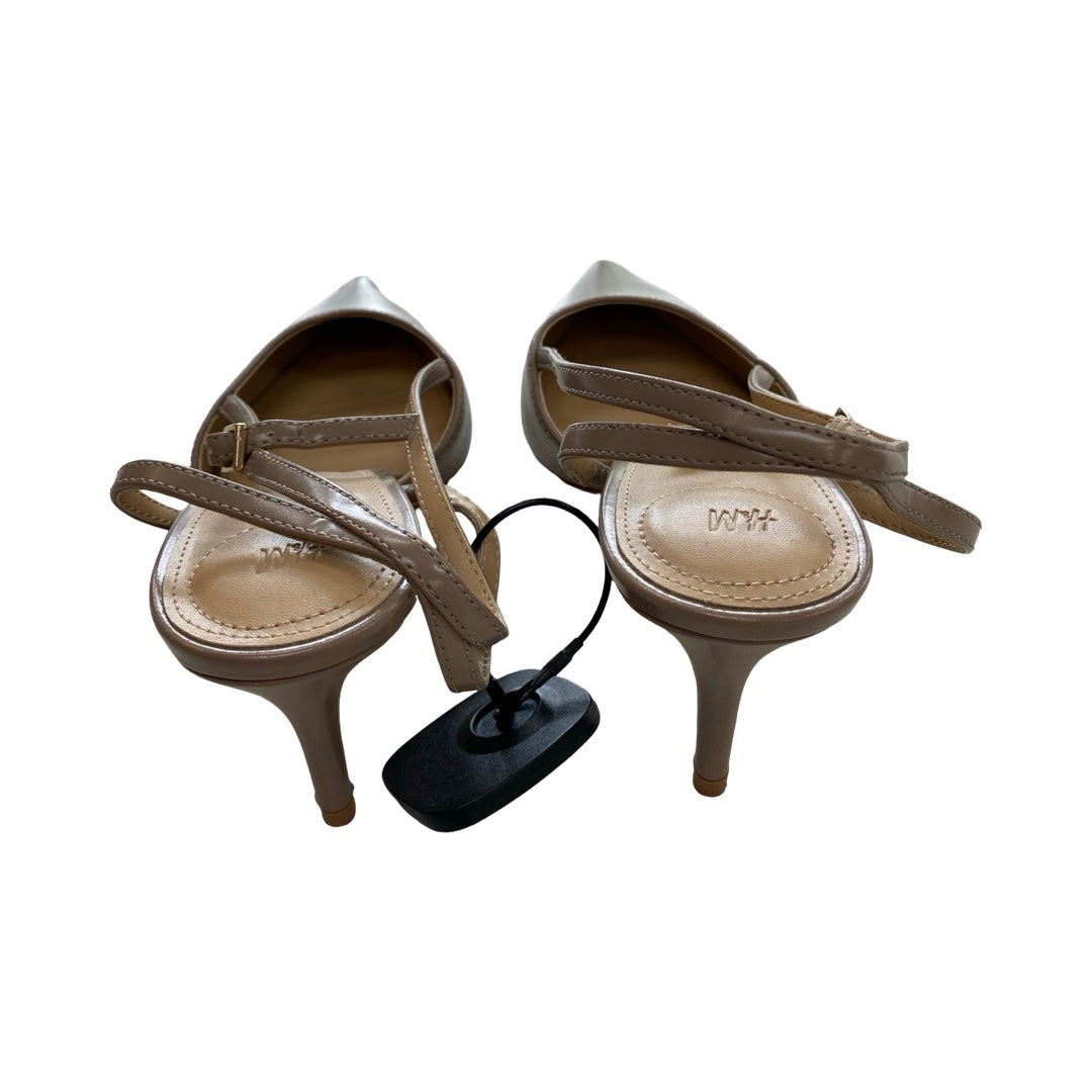 Shoes Heels Kitten By H&M In Tan, Size:6