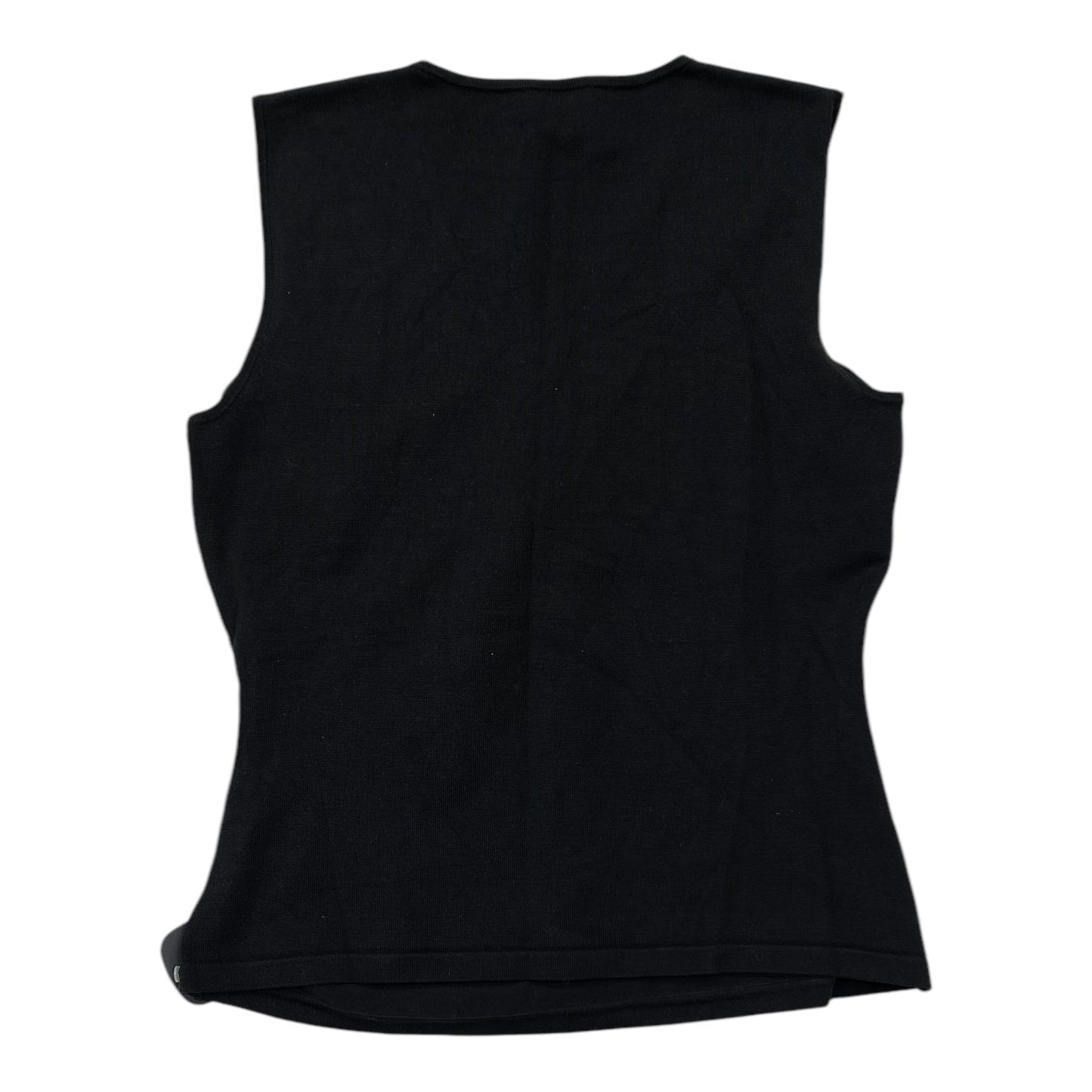 Top Sleeveless By Ann Taylor In Black, Size:M