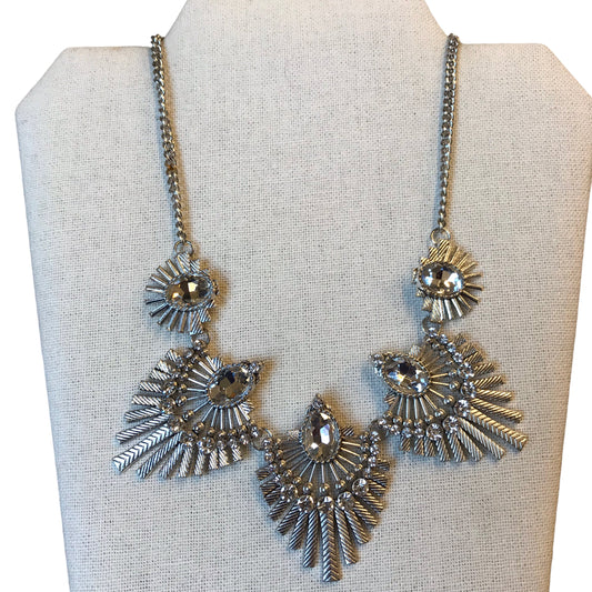 Necklace Statement In Silver