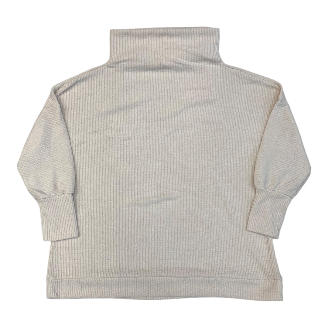 Sweater By Andree By Unit In Cream, Size:1X