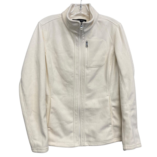 Athletic Jacket By Andrew Marc In Cream, Size:M