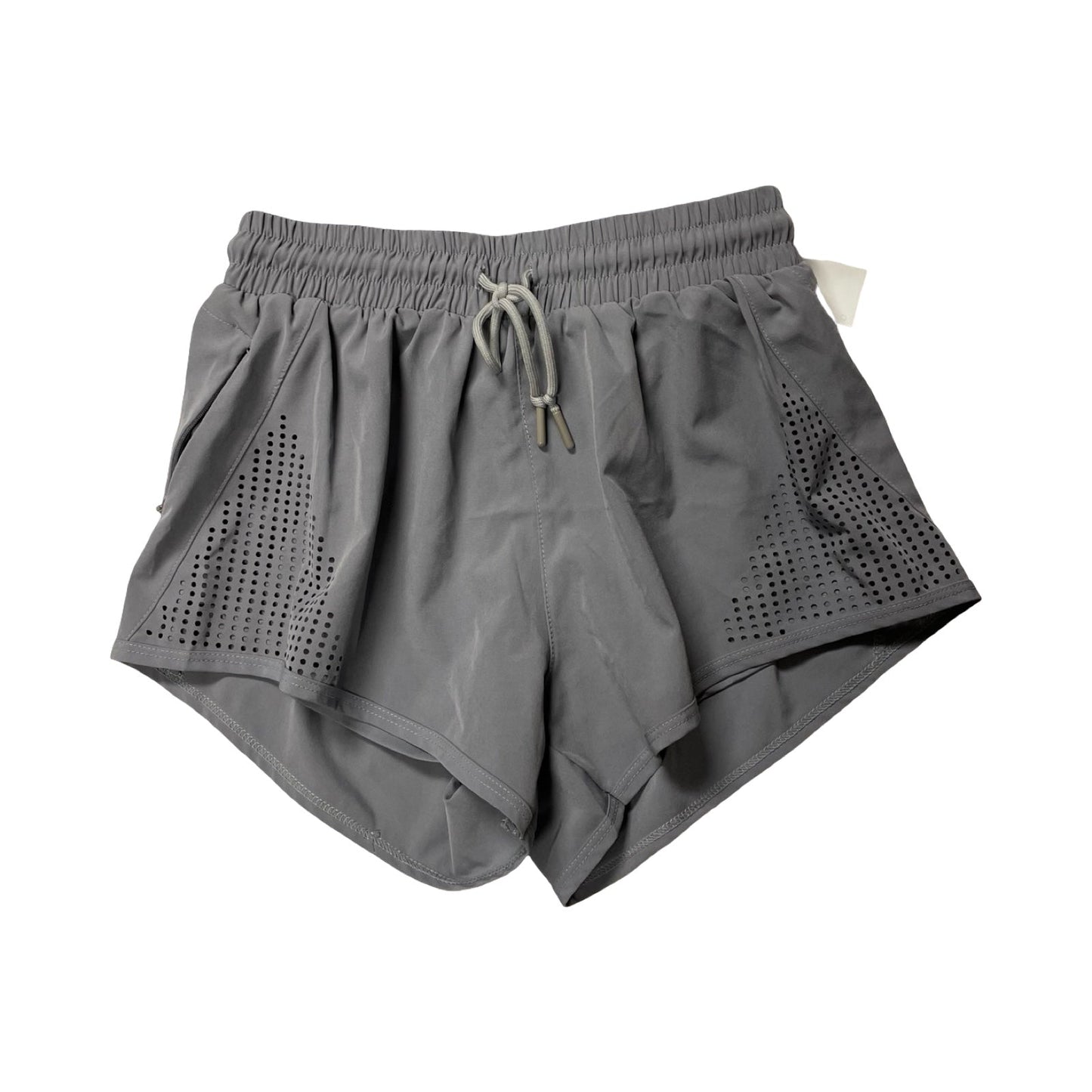 Athletic Shorts By Lululemon In Grey, Size:6