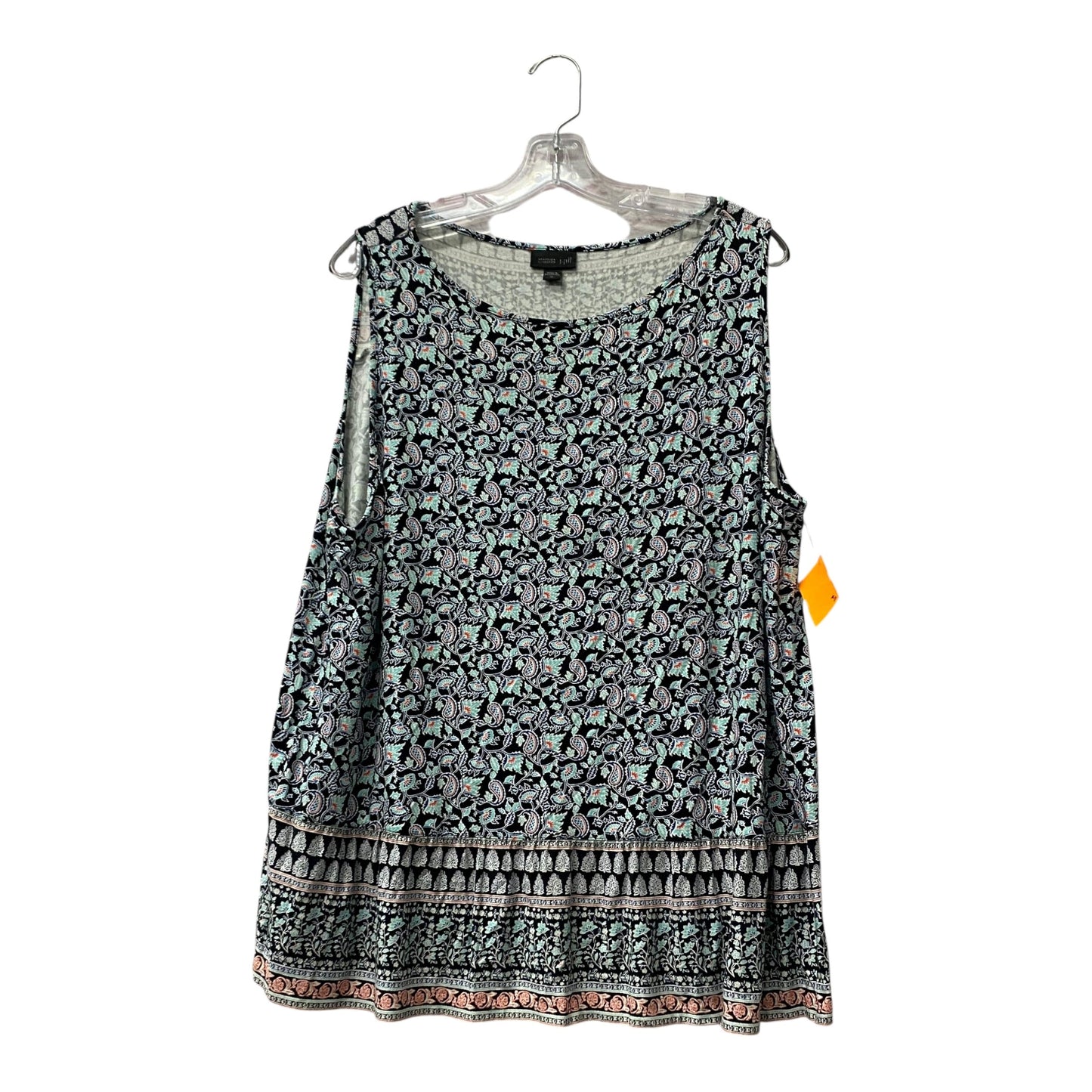 Top Sleeveless By J. Jill In Black, Size:Xl