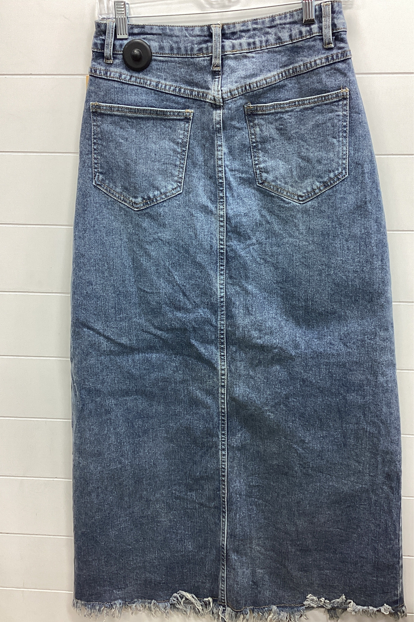 Skirt Maxi By Flying Tomato In Blue Denim, Size:S