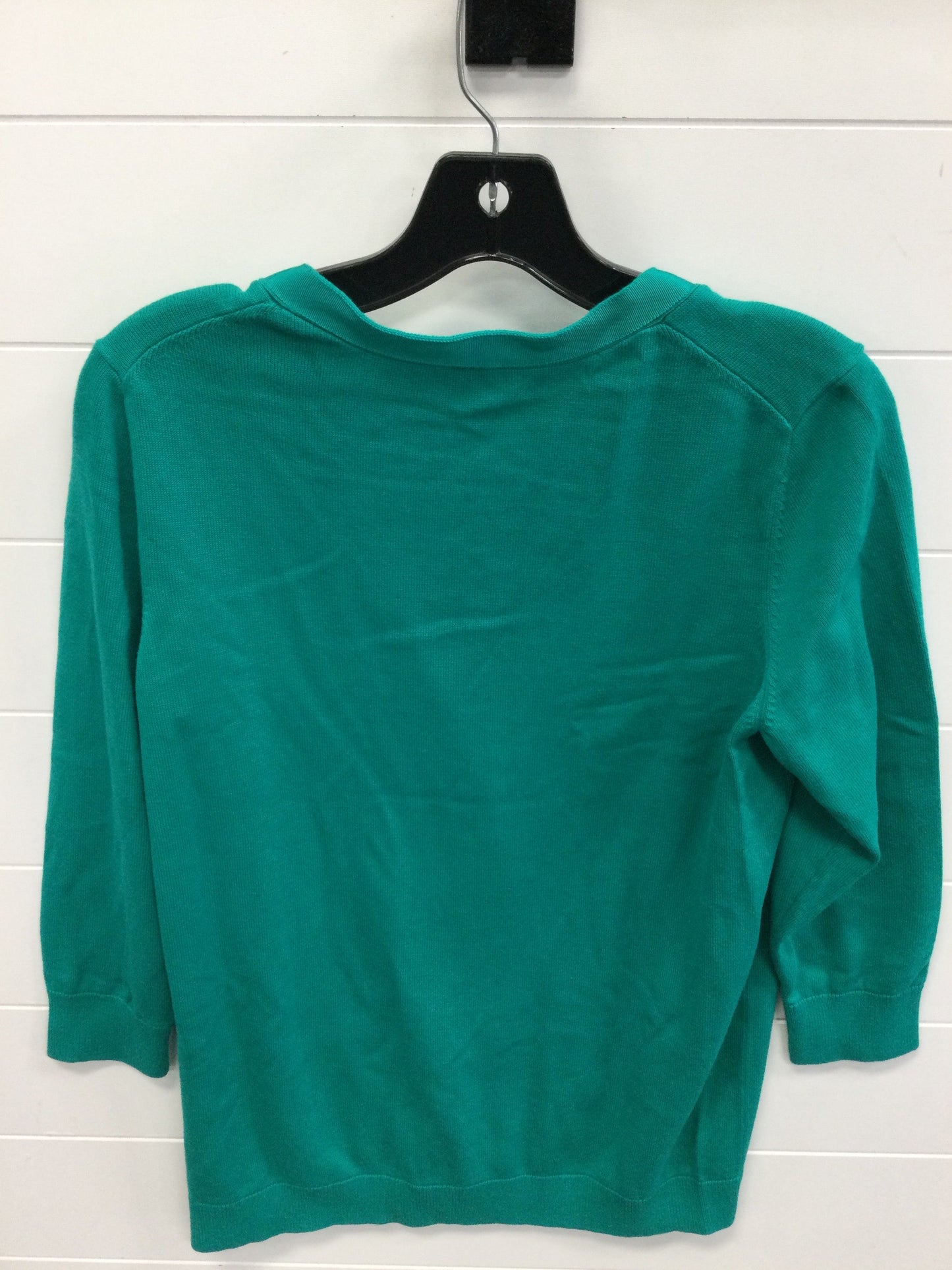 Cardigan By Talbots In Green, Size:M