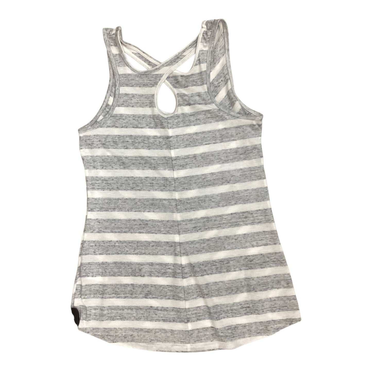 Athletic Tank Top By The North Face In Grey & White, Size:Sp