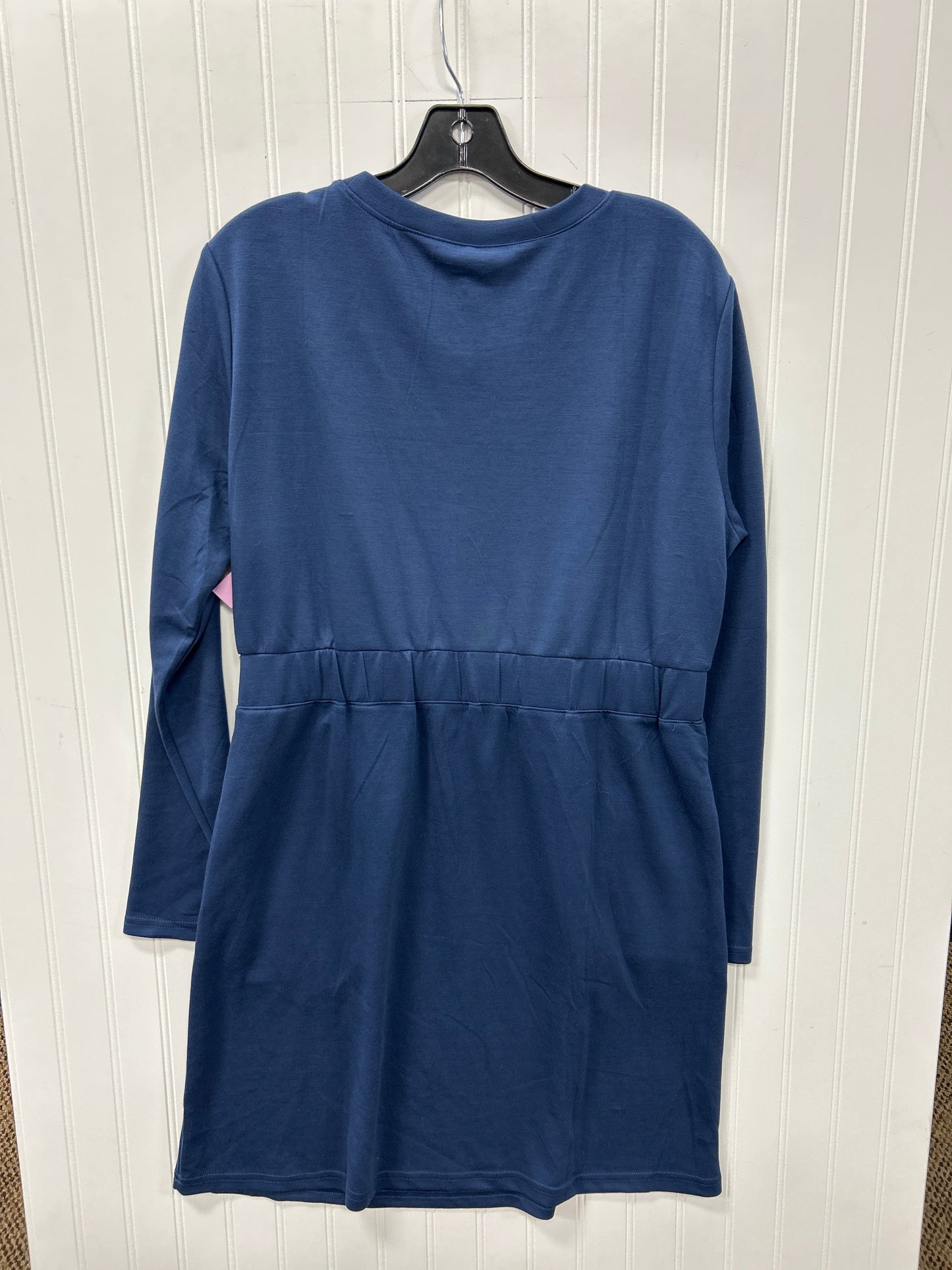 Dress Casual Midi By Cmc In Blue, Size:L