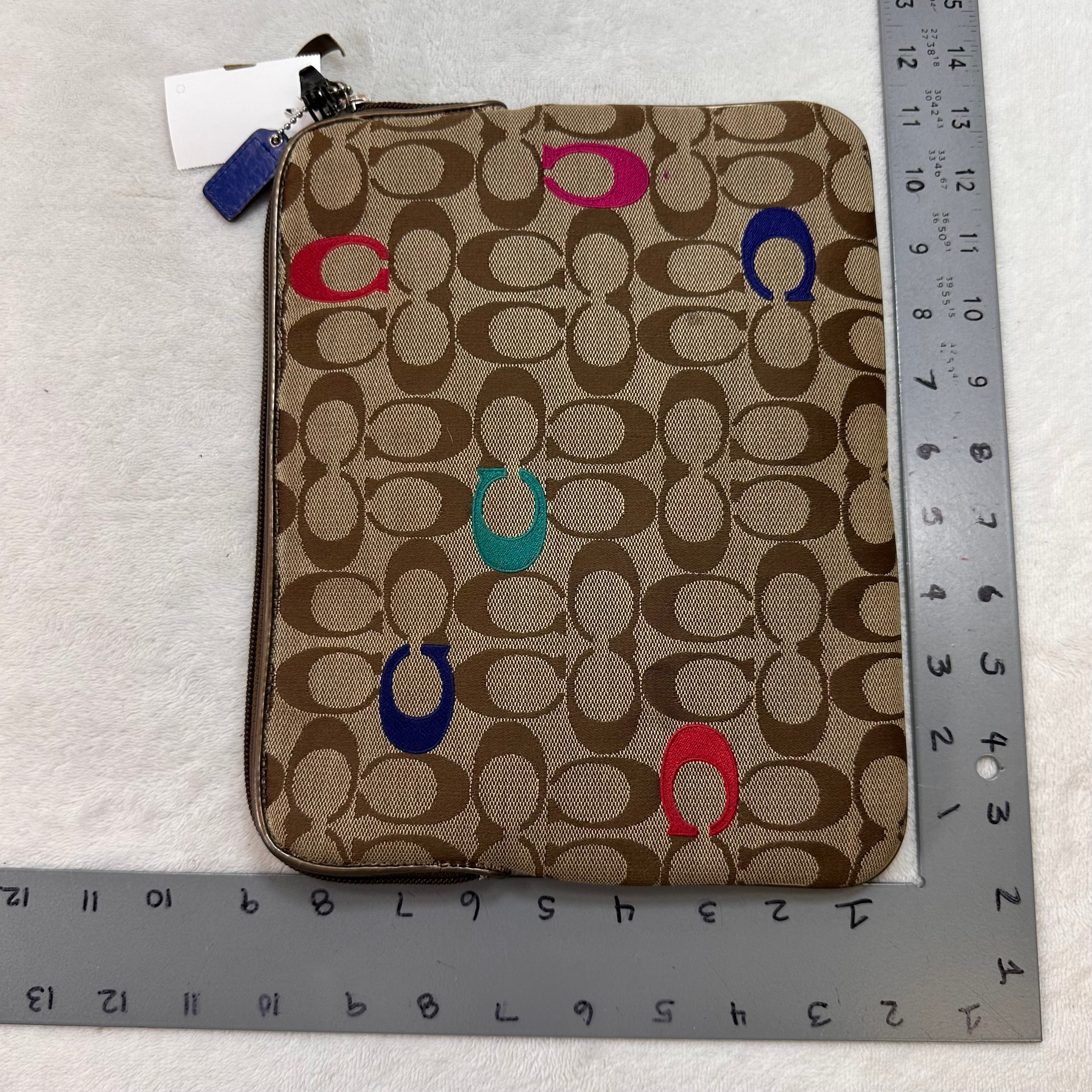 I Pad カーバーCoach iPad case Designer By Coach, Size: Small
