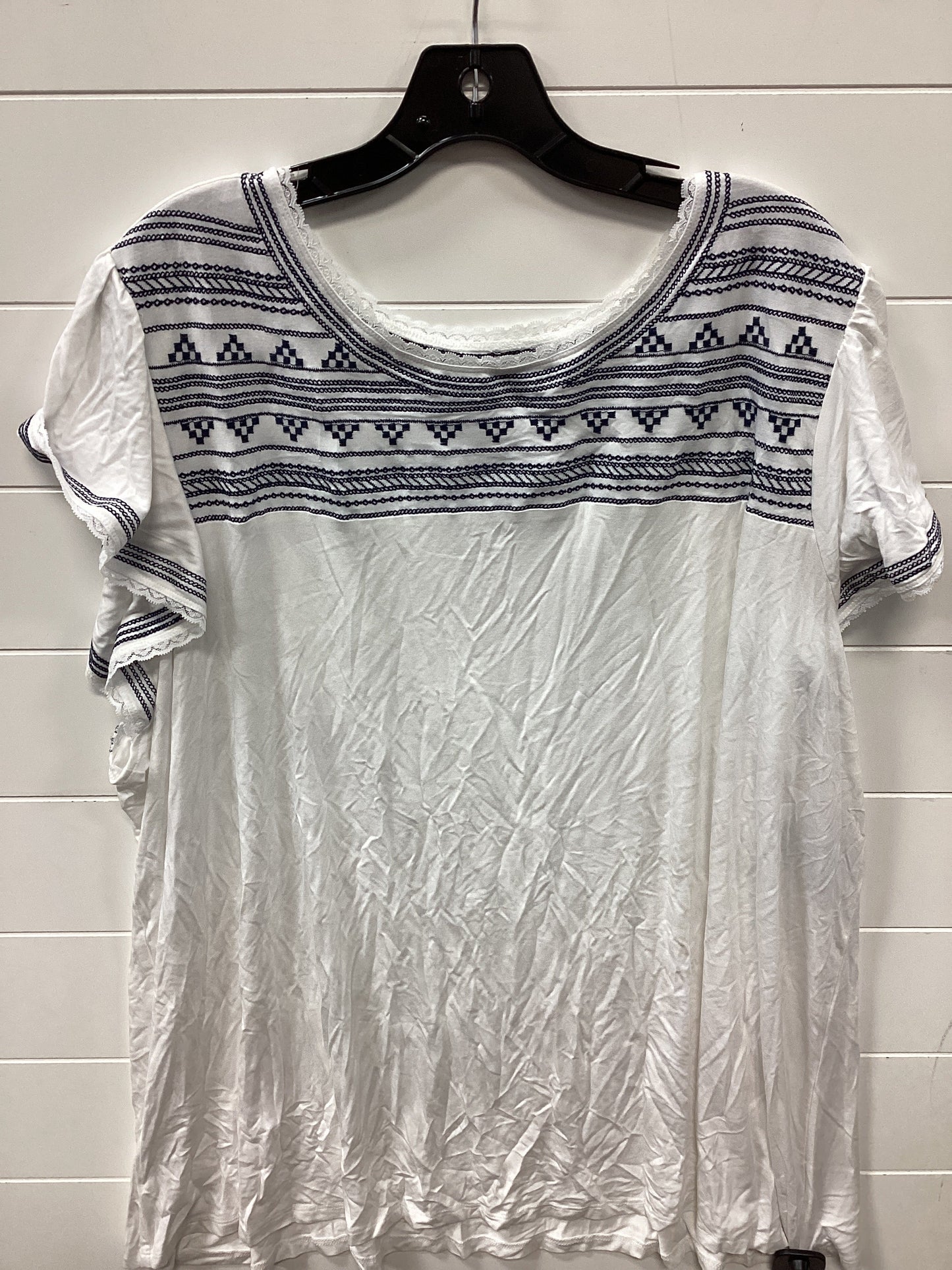 Top Ss By Torrid In White, Size:4X