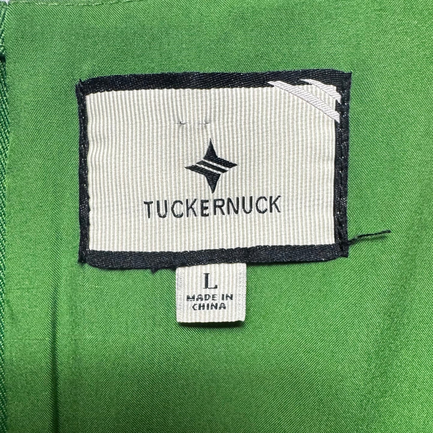 Dupioni Mollie Shift Dress By Tuckernuck In Green, Size: L