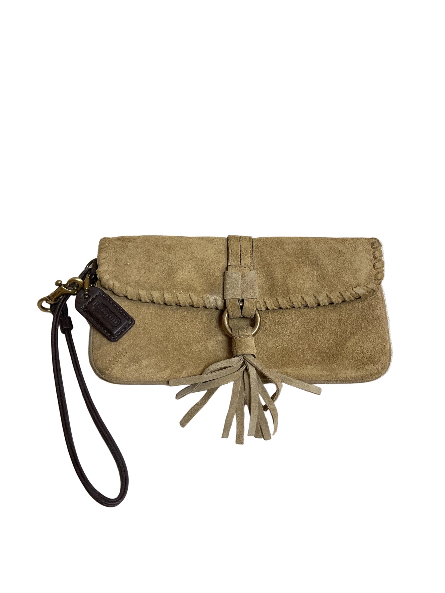 Wristlet Designer By Coach In Brown, Size:Small