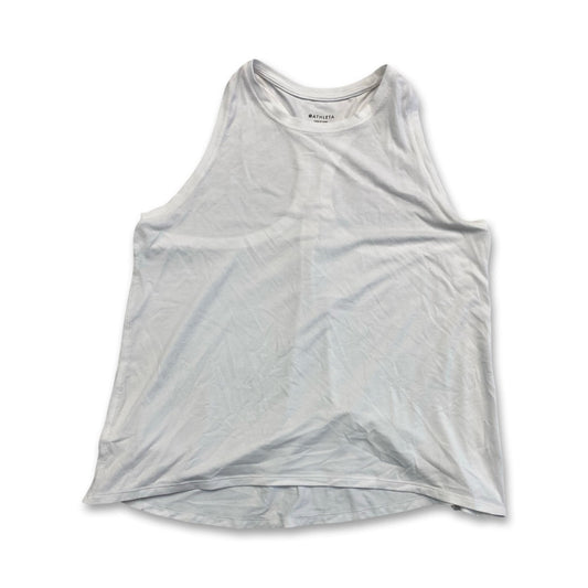 Athletic Tank Top By Athleta In White, Size:L
