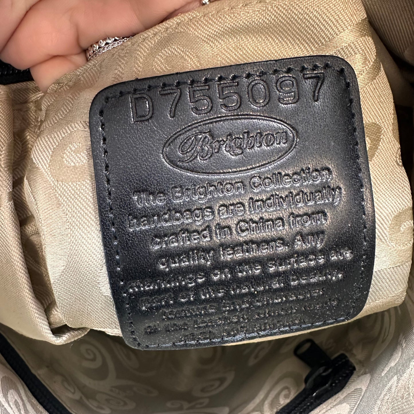 Handbag Designer By Brighton, Size: Medium