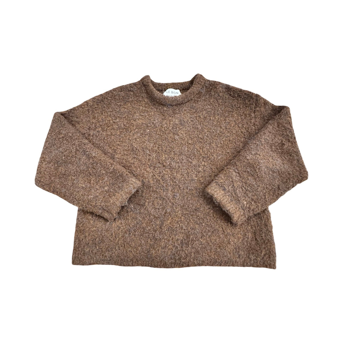 Sweater By Le Bon Shoppe In Brown, Size:M/L
