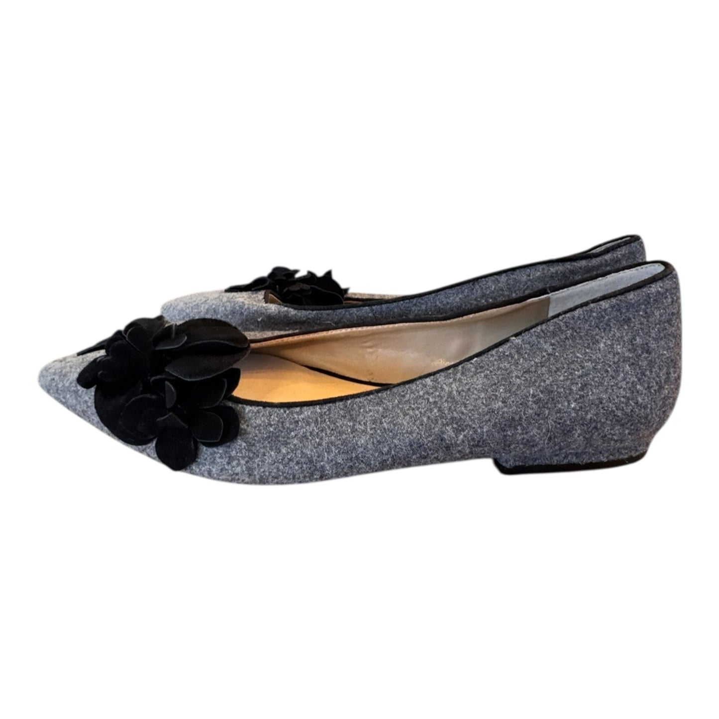 Shoes Flats By Ann Taylor In Grey, Size:8.5
