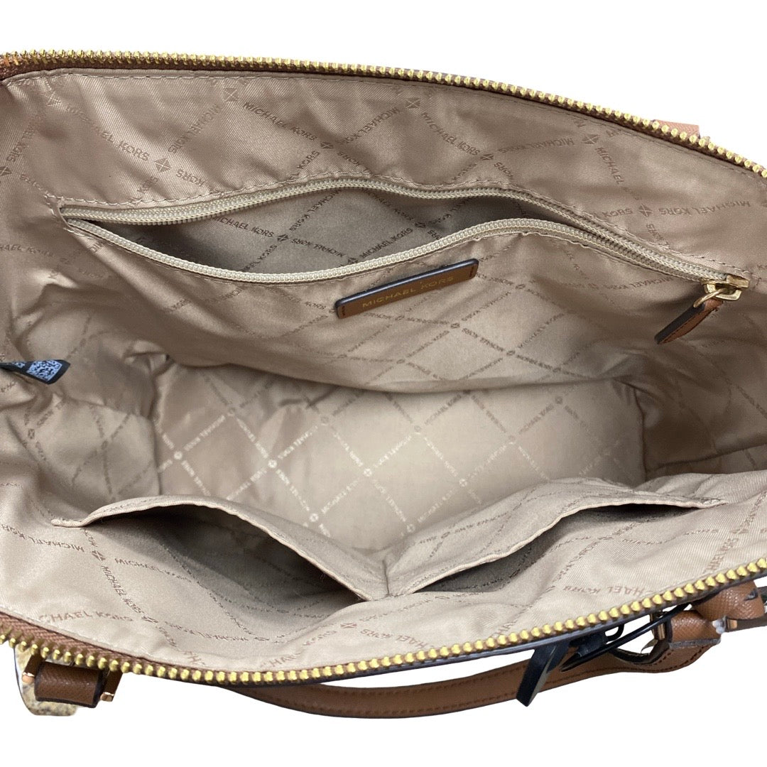 Handbag Designer By Michael Kors In Brown, Size:Medium