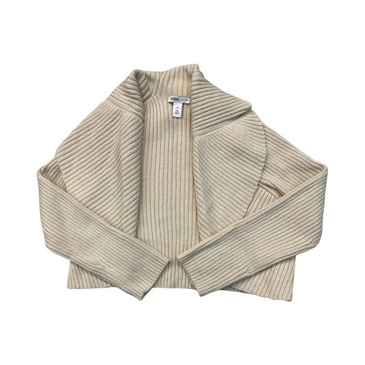 Sweater Cardigan By White House Black Market In Cream, Size:M