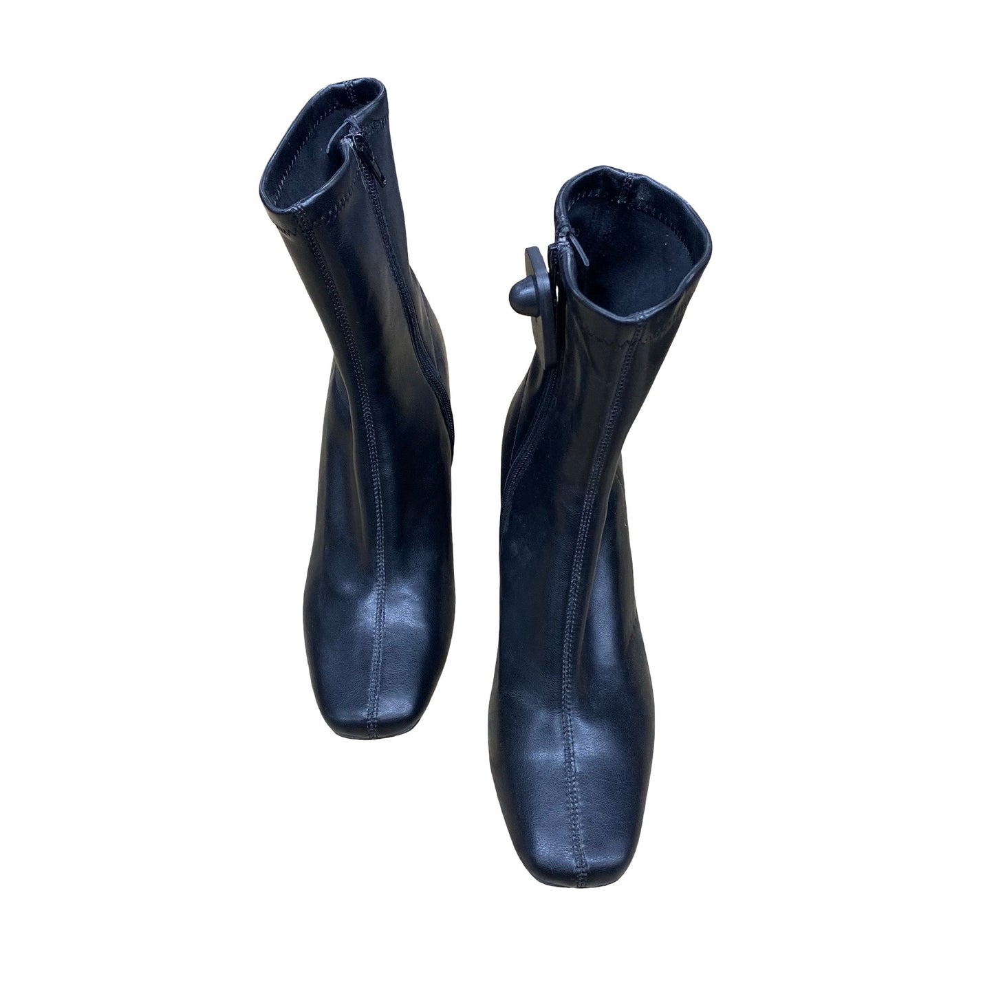Boots Ankle Heels By Silent D In Black, Size:8.5