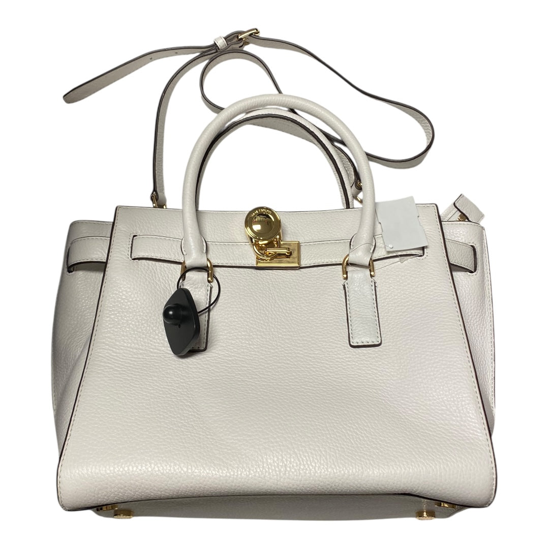 Handbag Designer By Michael Kors In White, Size:Medium