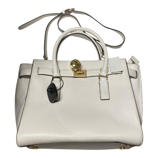 Handbag Designer By Michael Kors In White, Size:Medium