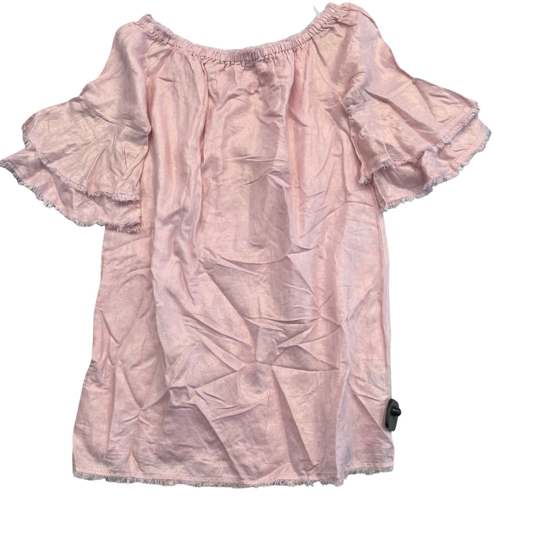 Dress Casual Midi By Boston Proper In Pink, Size:M