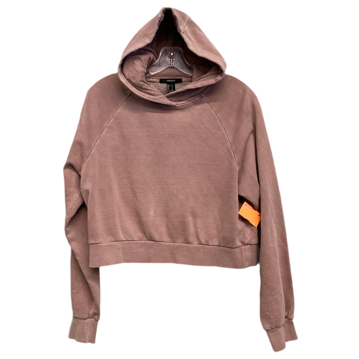 Sweatshirt Hoodie By Forever 21 In Pink, Size:S