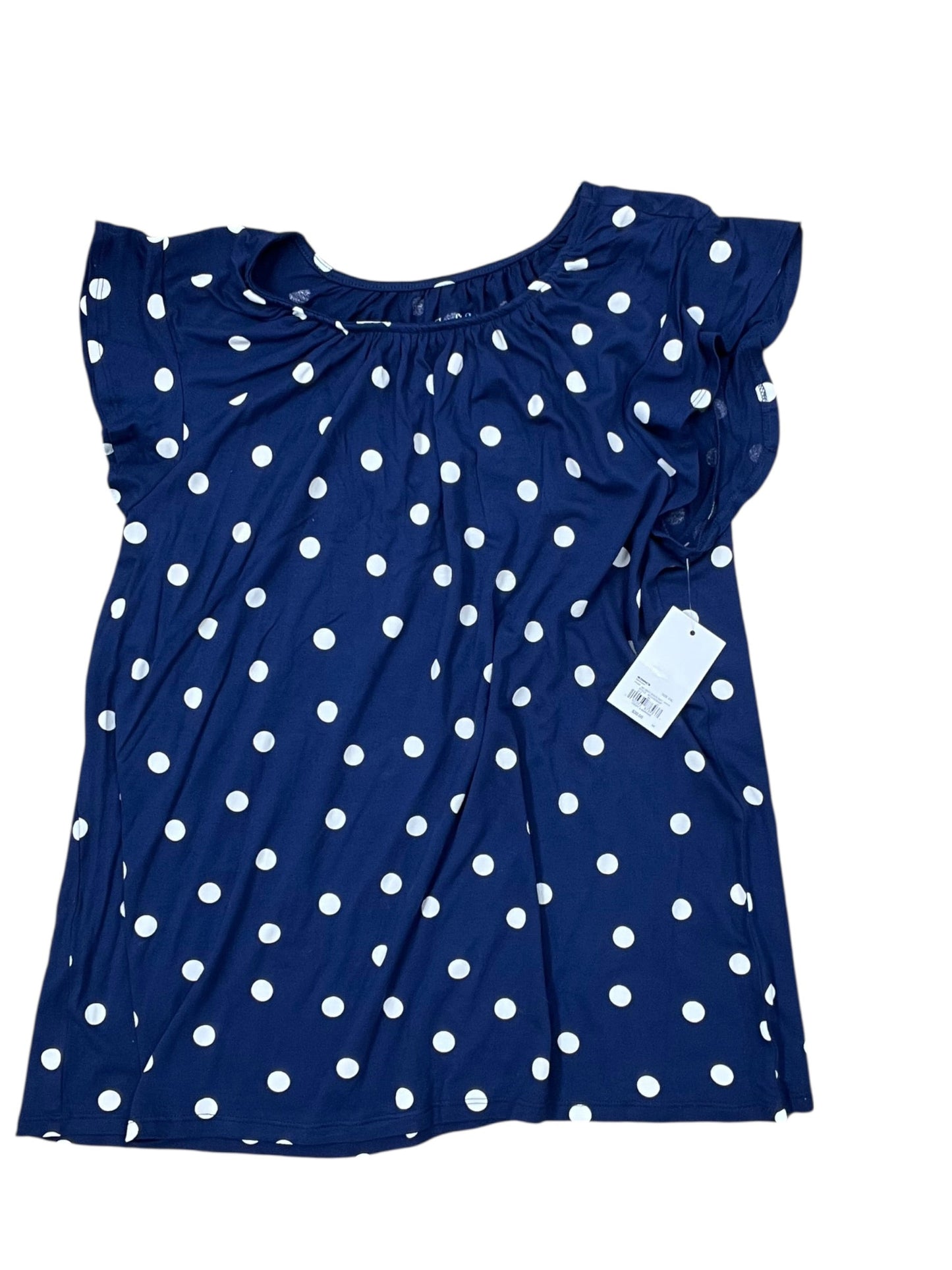 Top Sleeveless By Croft And Barrow In Blue, Size:Xxl