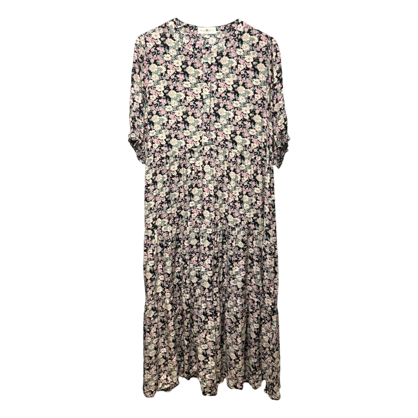 Dress Casual Maxi By Natural Life In Floral Print, Size: L