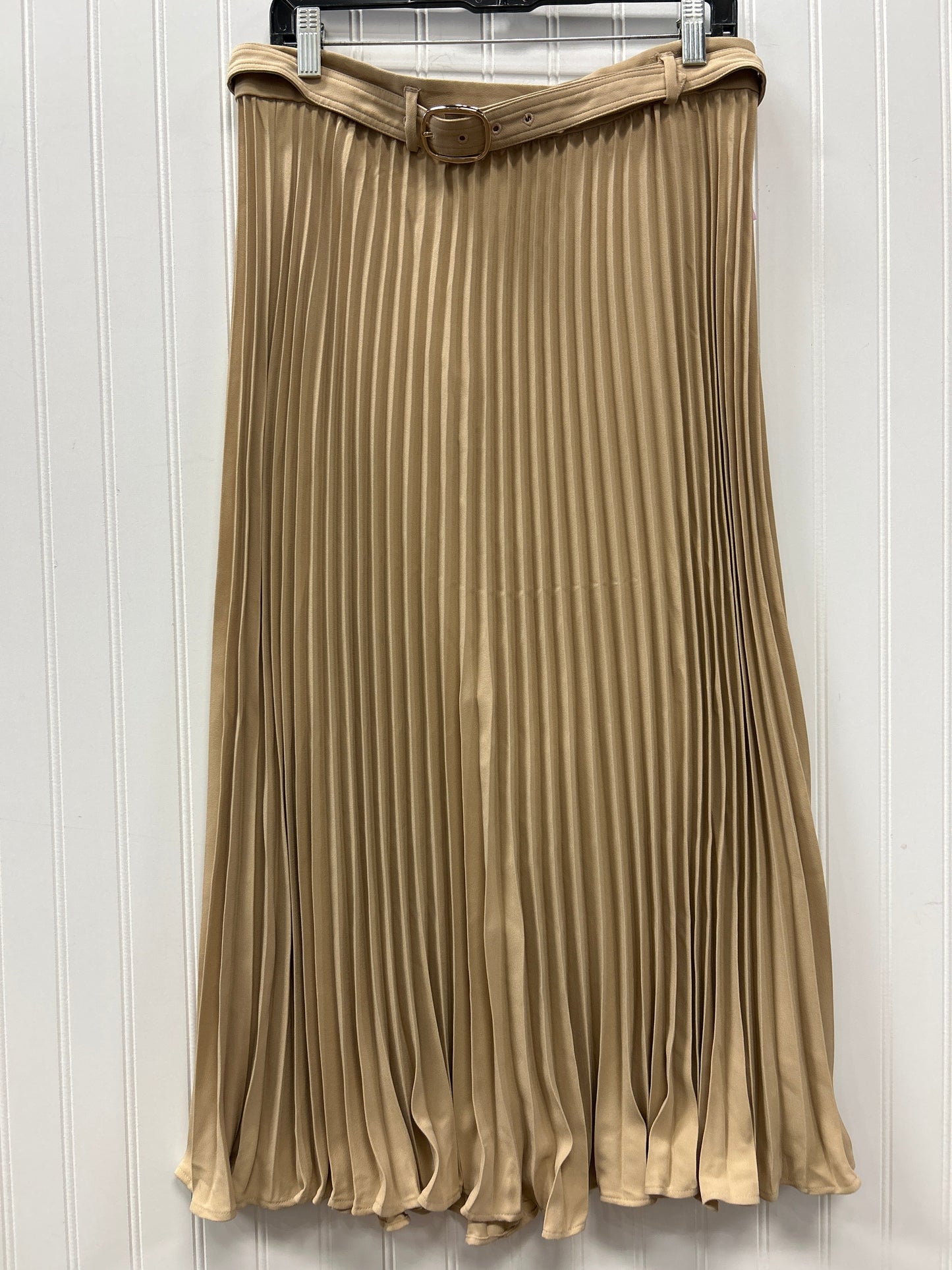 Skirt Maxi By Ann Taylor In Tan, Size:10