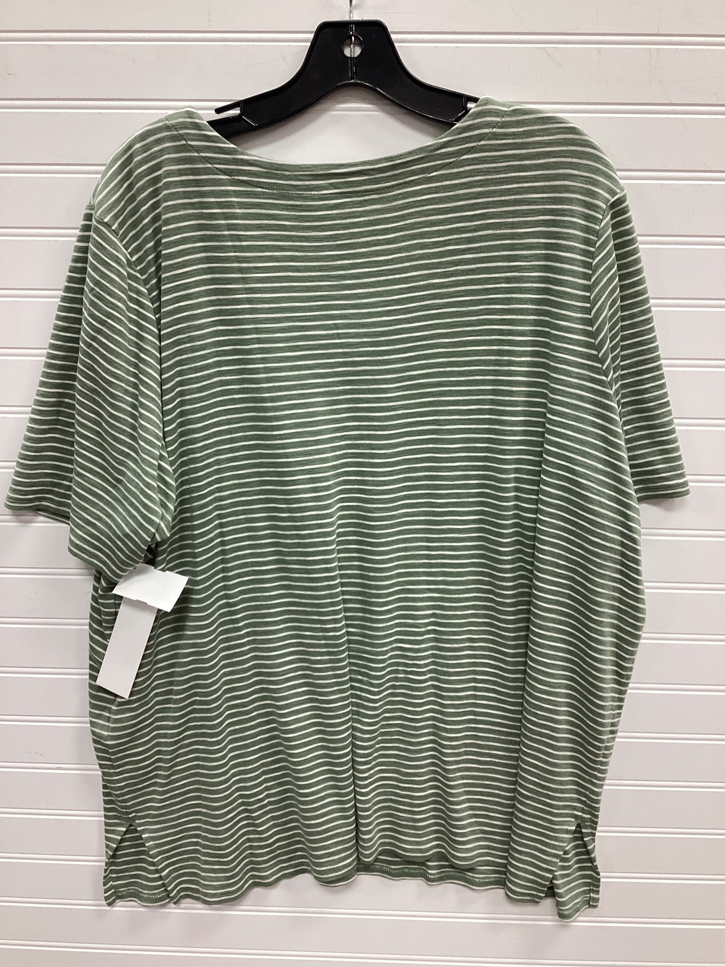 Top Ss By J. Jill In Green, Size:2X