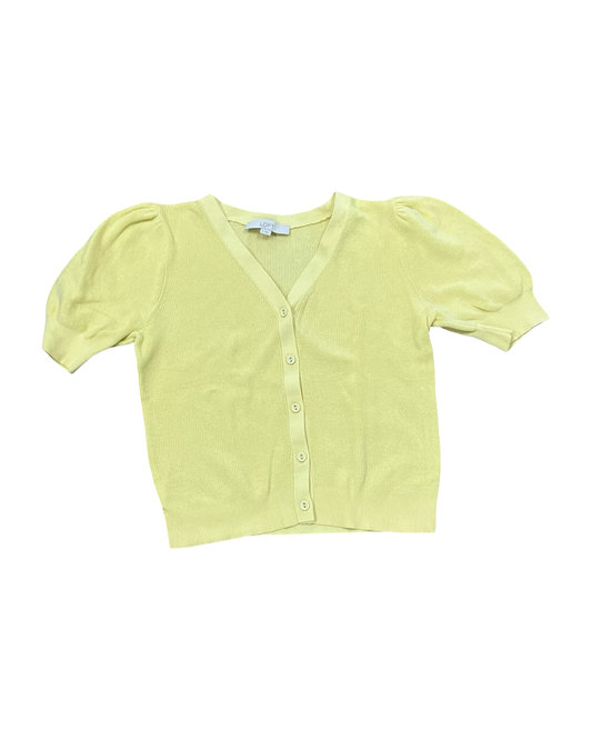 Sweater Ss By Loft In Yellow, Size:M