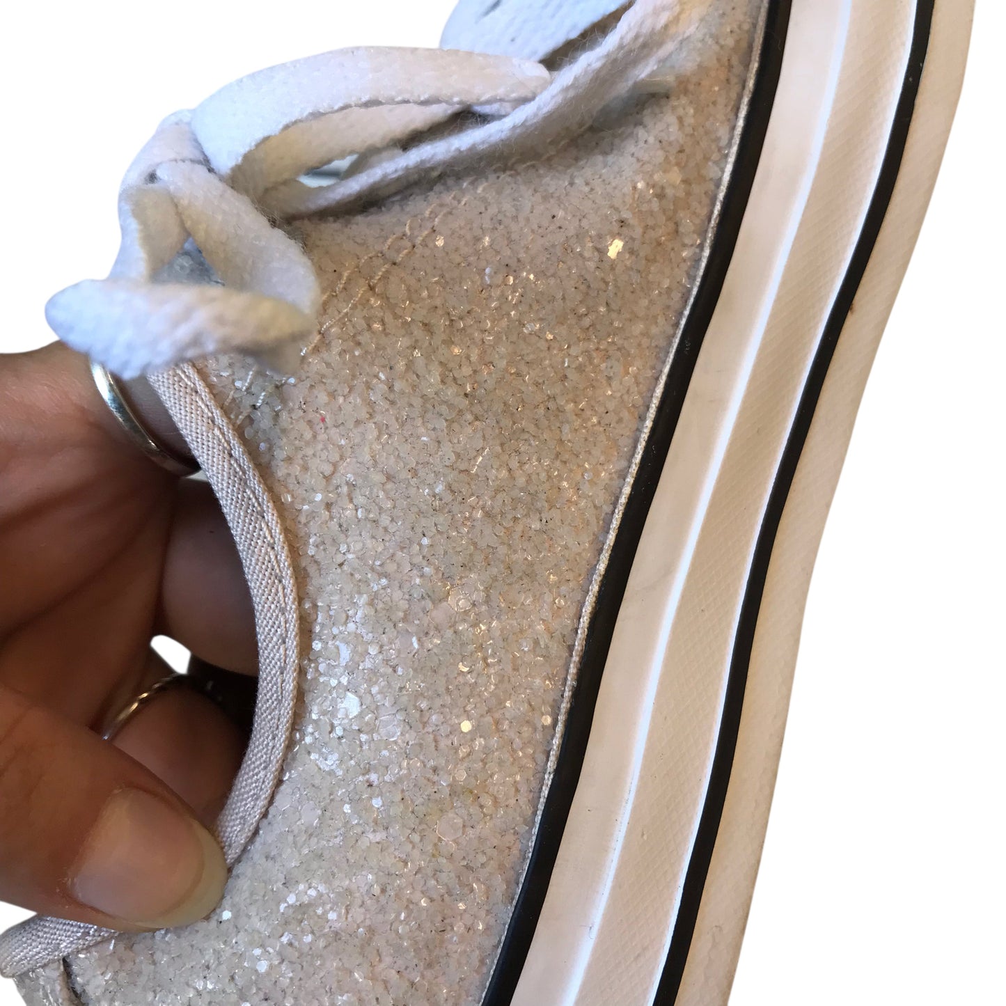 Shoes Sneakers By Converse In Cream, Size:6