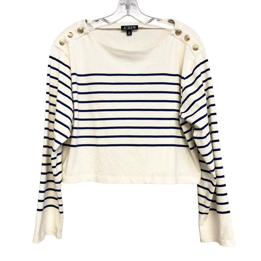 Top Ls By J. Crew In Striped Pattern, Size:M