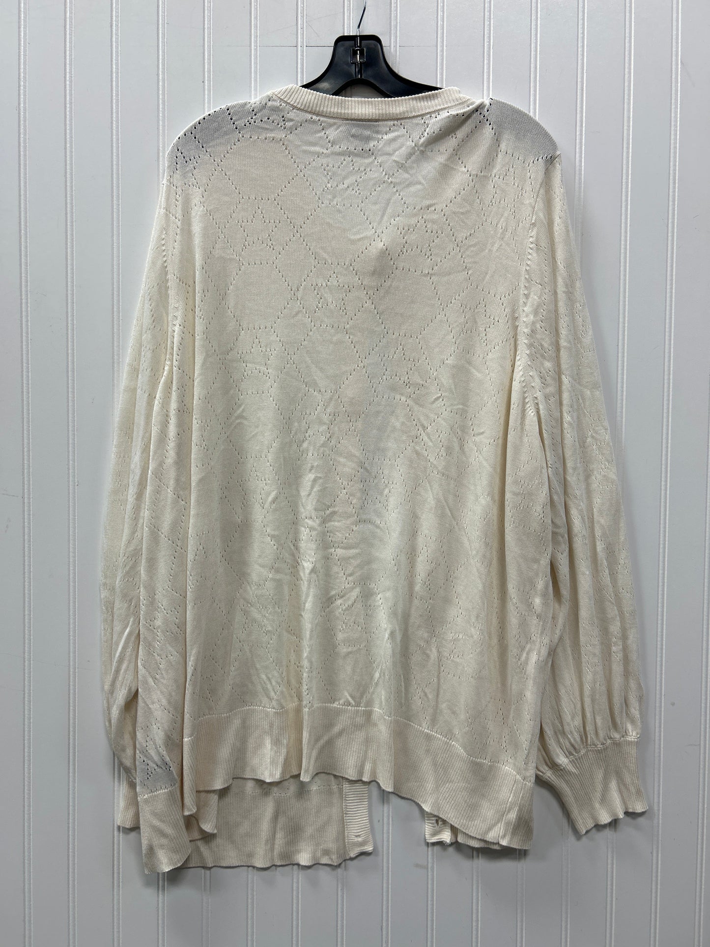 Cardigan By Torrid In Cream, Size:4X