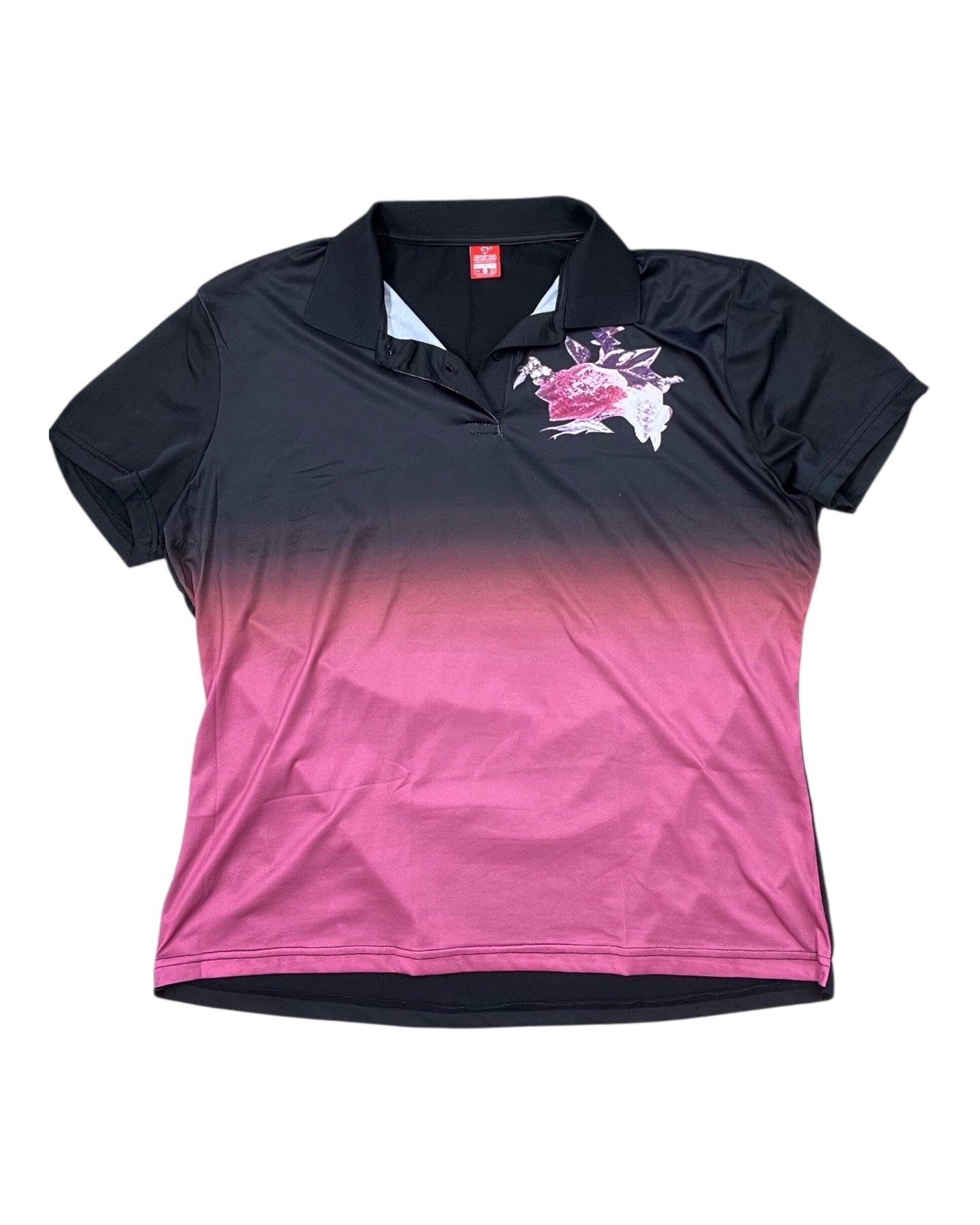 Top Ss By Clothes Mentor In Black & Pink, Size:3X