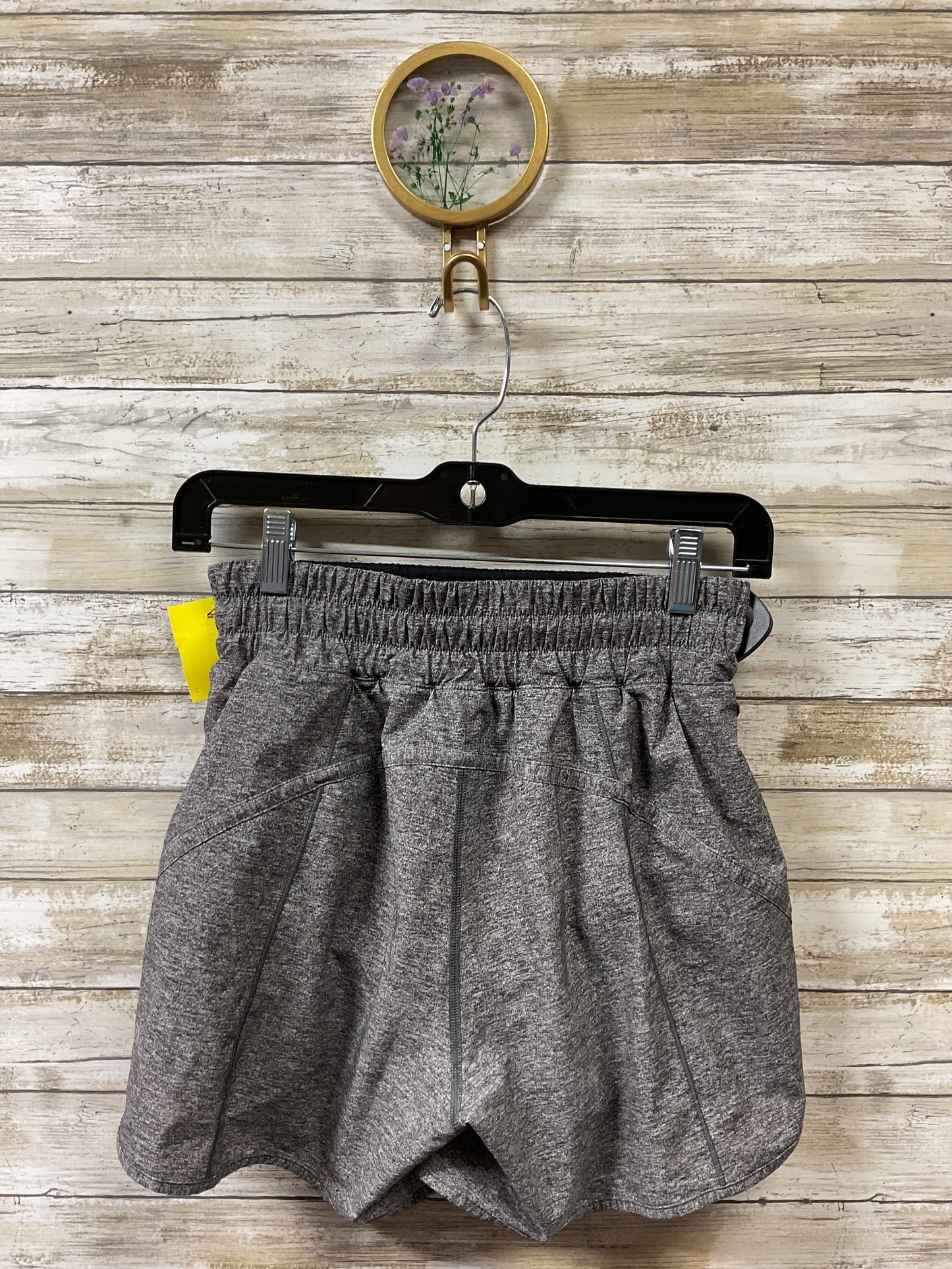 Athletic Shorts By Lululemon In Grey, Size:6