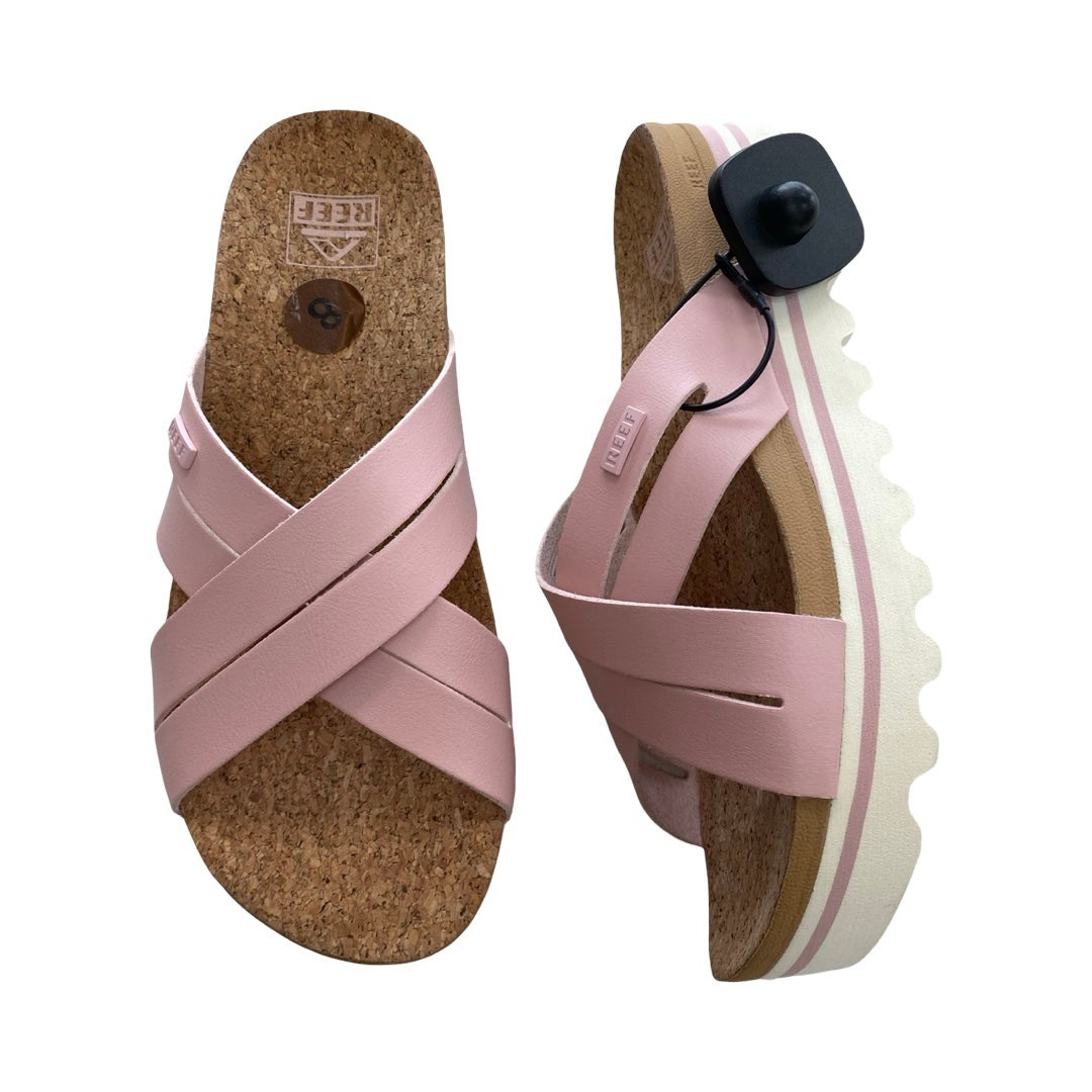 Sandals Flats By Reef In Pink, Size:8