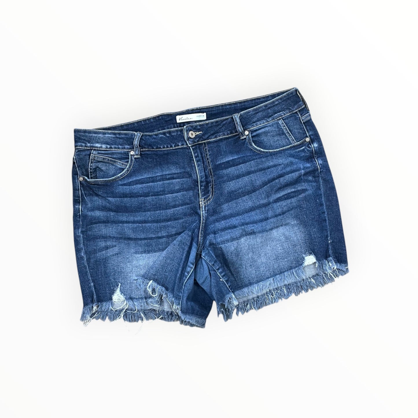 Shorts By Kancan In Blue Denim, Size:20