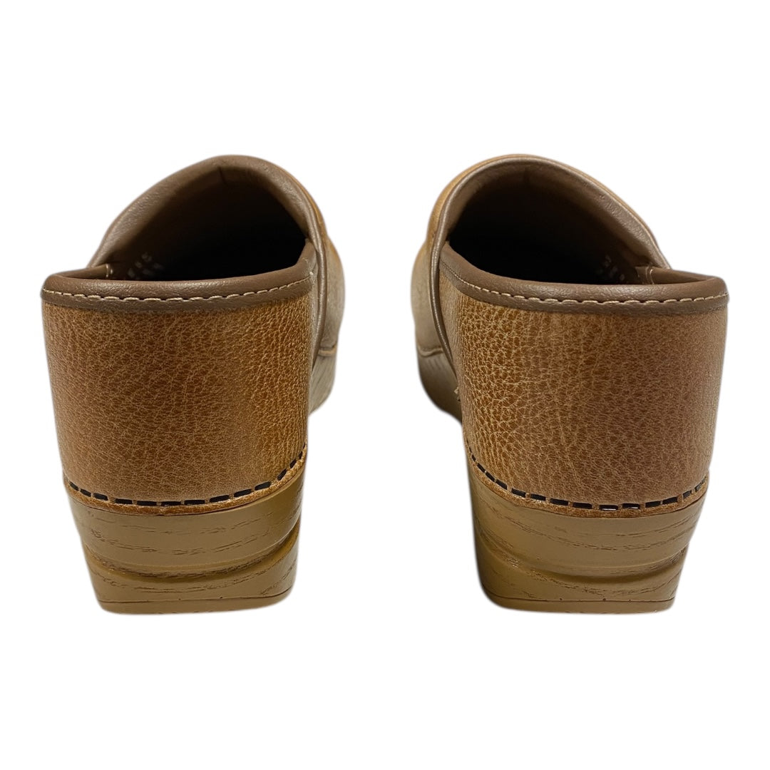 Boots Ankle Heels By Dansko In Tan, Size:8.5