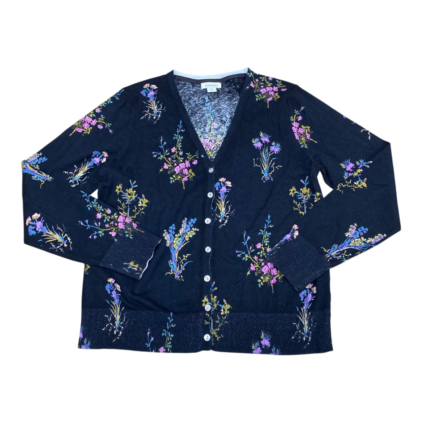 Sweater Cardigan By Sundance In Black, Size:M