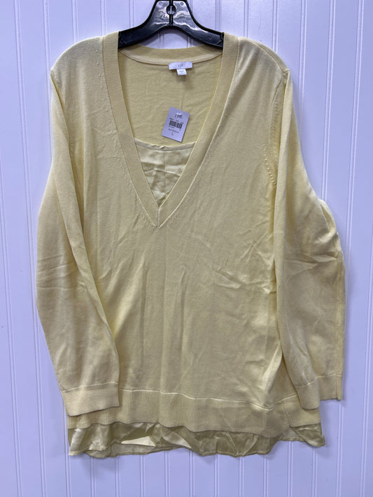 Top Ls By J. Jill In Yellow, Size:L