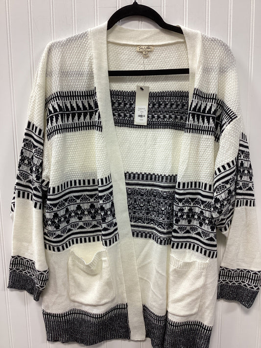 Sweater Cardigan By Lily White In White, Size:S