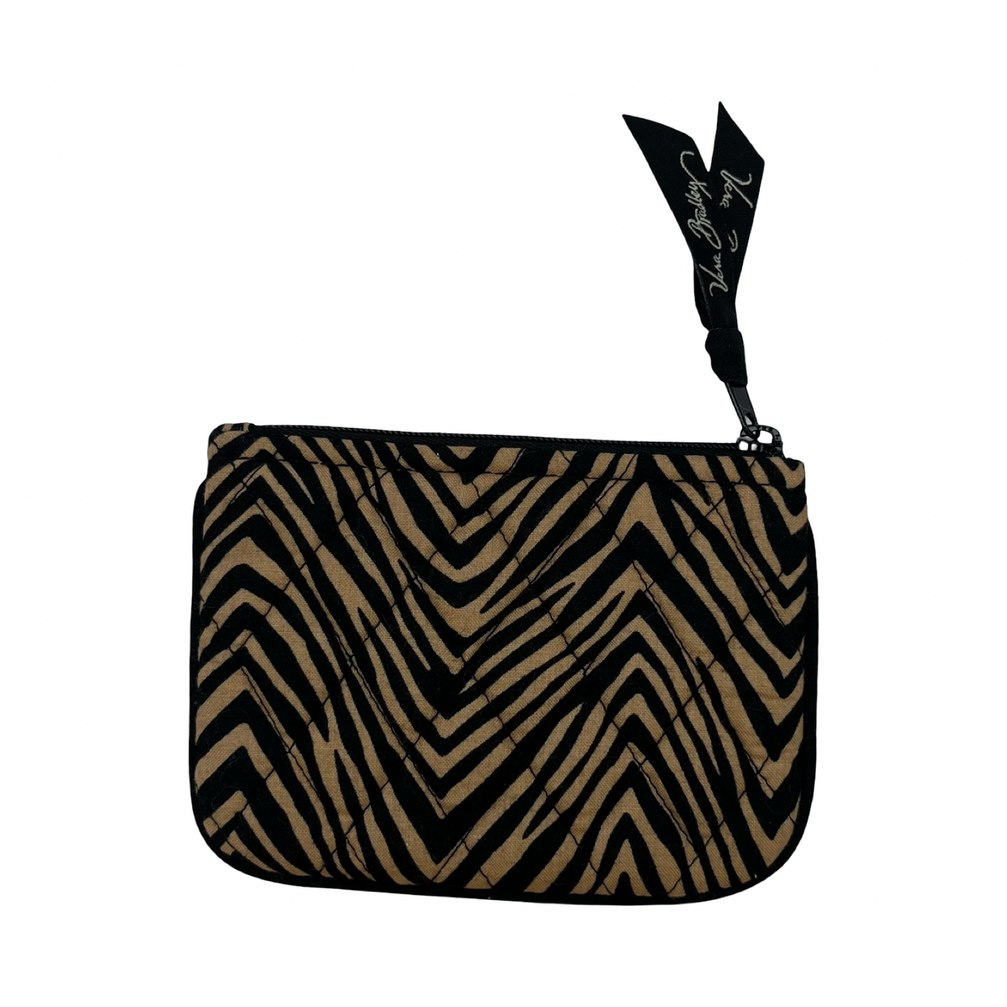 Coin Purse By Vera Bradley In Black & Brown, Size:Small