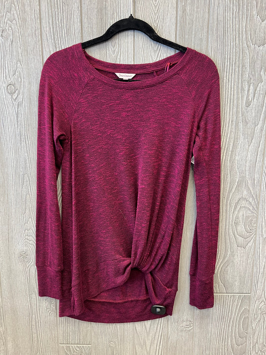 Top Long Sleeve By Juicy Couture In Purple, Size: Xs