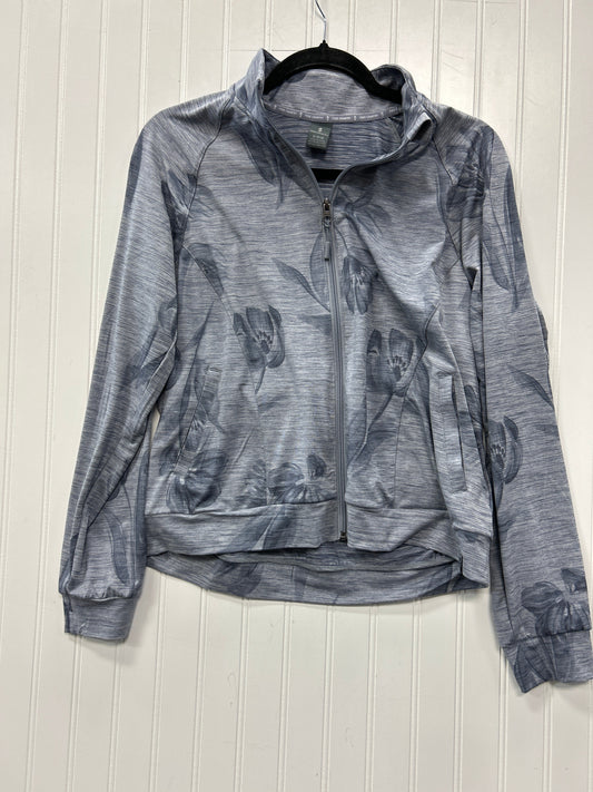 Athletic Jacket By Free Country In Grey, Size:M