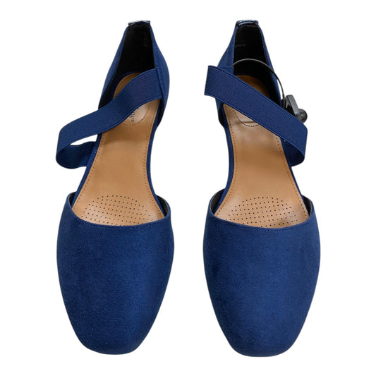 Shoes Heels Block By Comfortview In Blue, Size:8