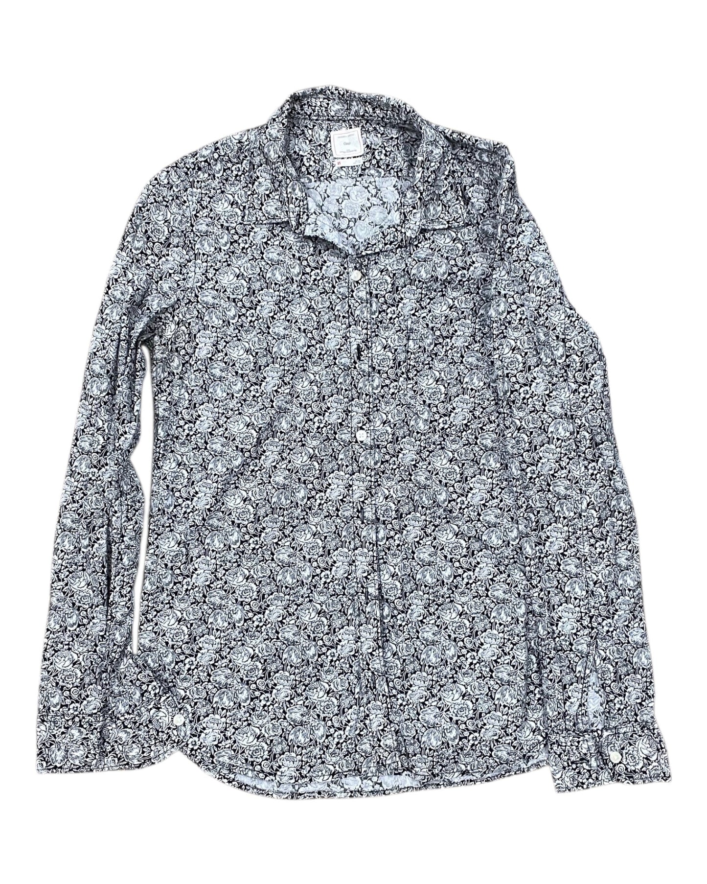 Blouse Ls By Gap In Black & White, Size:Xs
