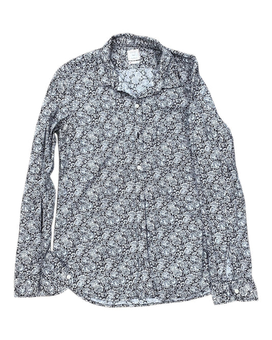 Blouse Ls By Gap In Black & White, Size:Xs