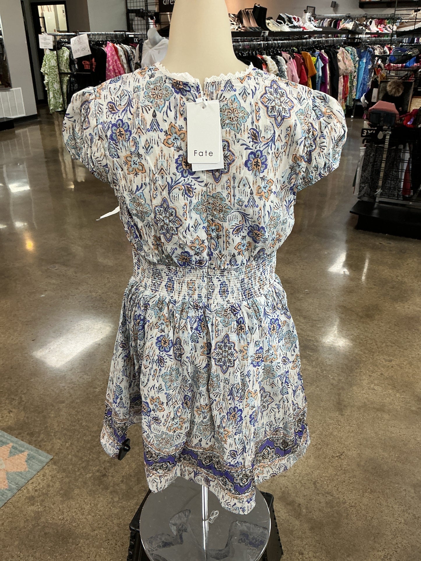 Dress Casual Short By Fate In Blue, Size:M