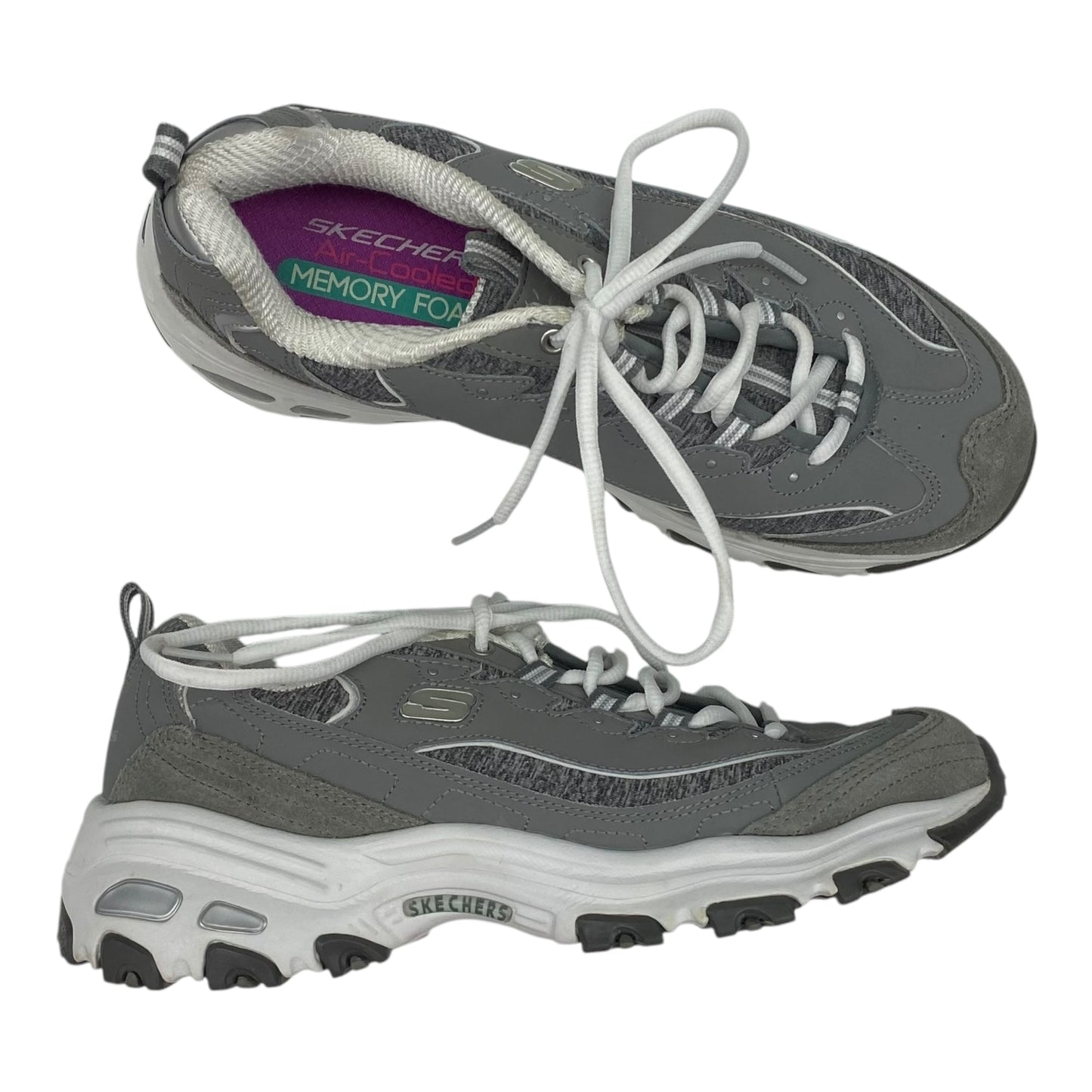 Shoes Sneakers By Skechers In Grey, Size:9.5